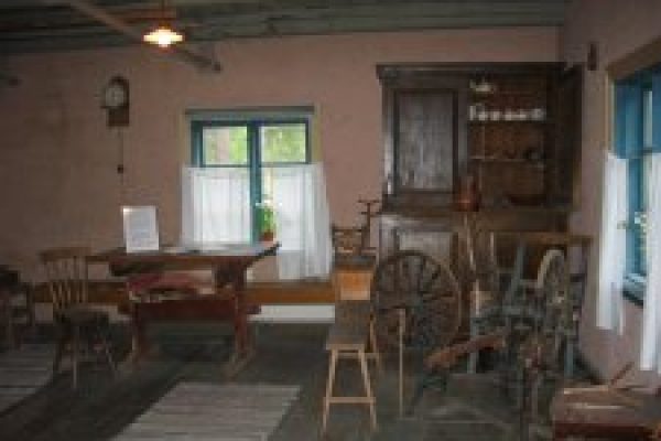 Torppa1 Yli-Hakalan torpan sisäkuva Paimion kotiseutumuseosta.